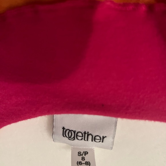 TOGETHER Cute off the shoulder Top size 6-8 - Picture 9 of 9